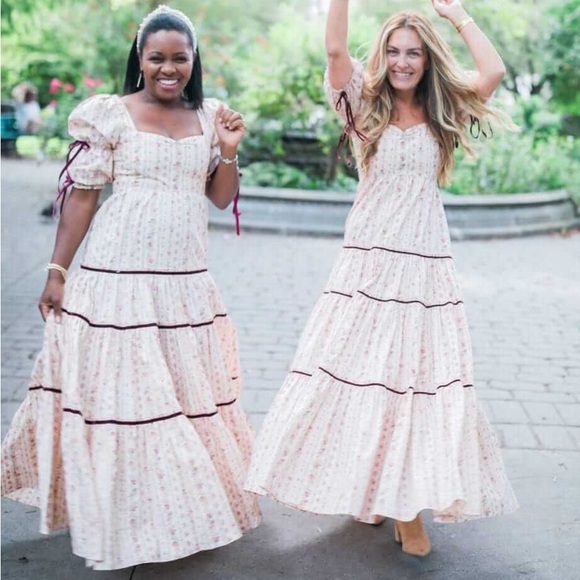 Brianne Manz In The City Astor Floral Maxi Dress Size 6 NWOT - Picture 2 of 8